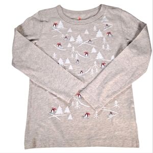 Crewcuts Ski Print Shirt Kid's Size XS 4-5